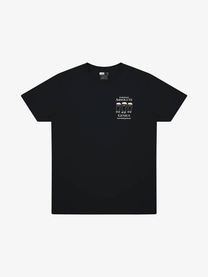 T-shirt Génie Absolu en Noir pour la vente par batch1