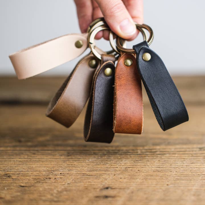 Choice Goods Co. - Wholesale Keychain - Unisex - Key Fob - Veg Tanned Leather