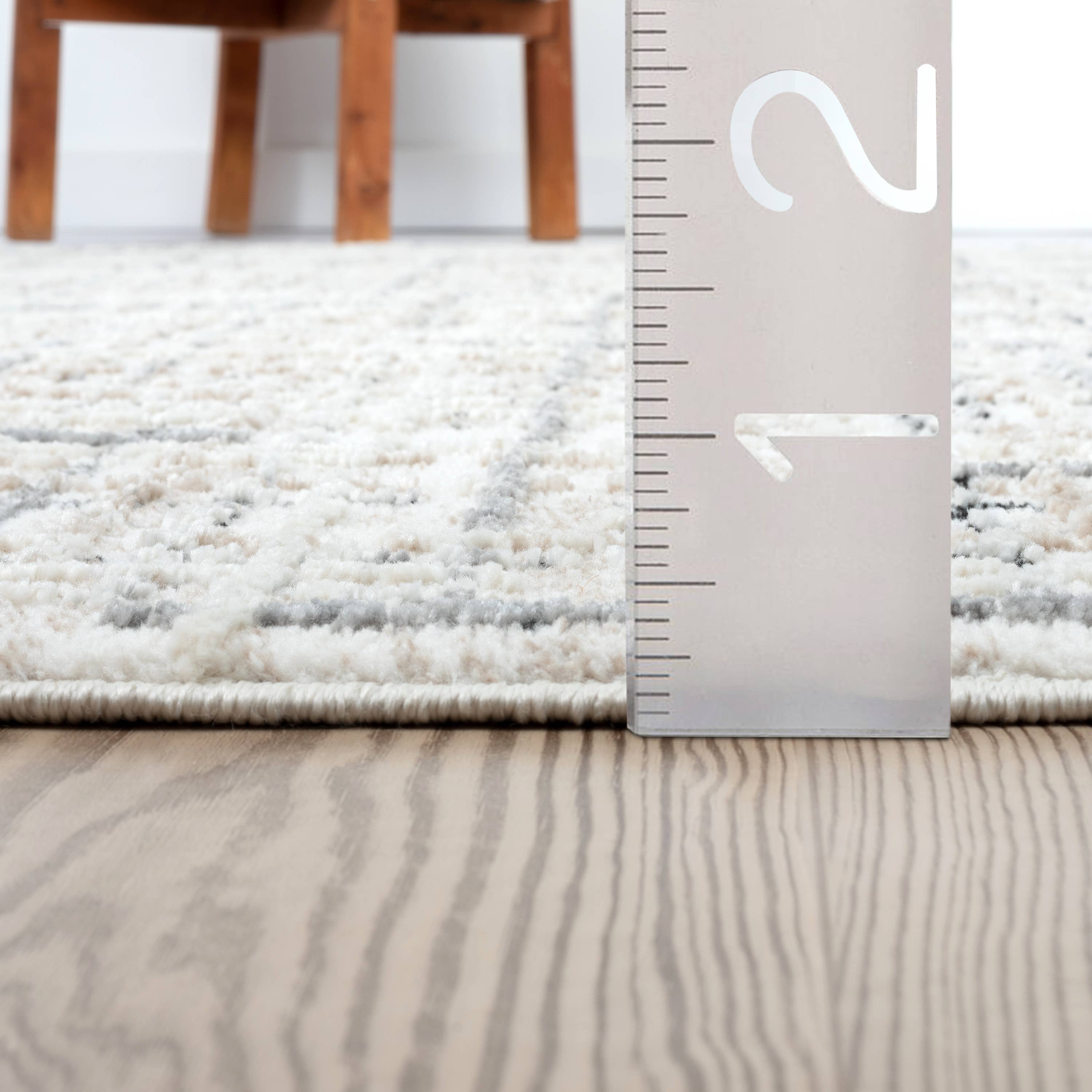 Abani Rugs - Wholesale Vloerkleed - Abani Viva VIV130A neutrale beige-grijze vloerkleed met crosshatch patroon6