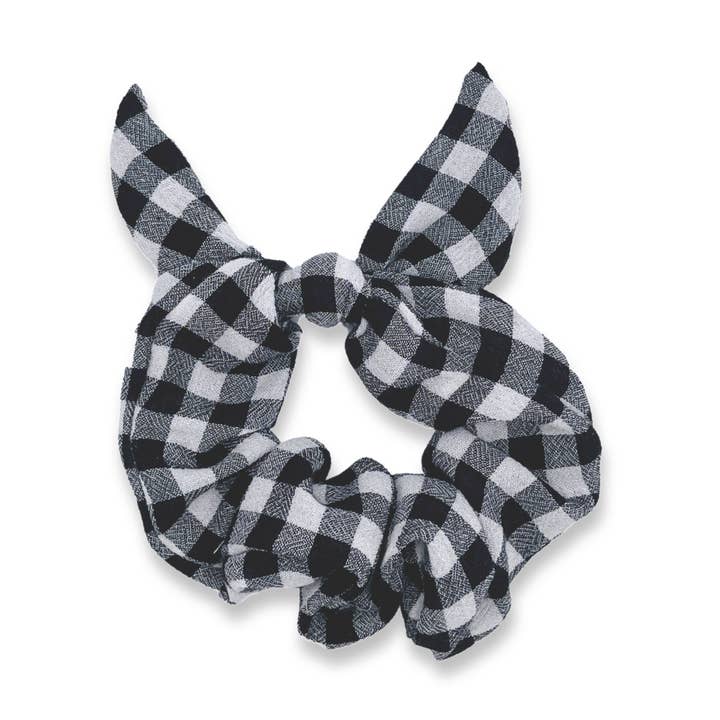 Country Life (white) Scrunchie Bow for wholesale by The Happy Headband Co