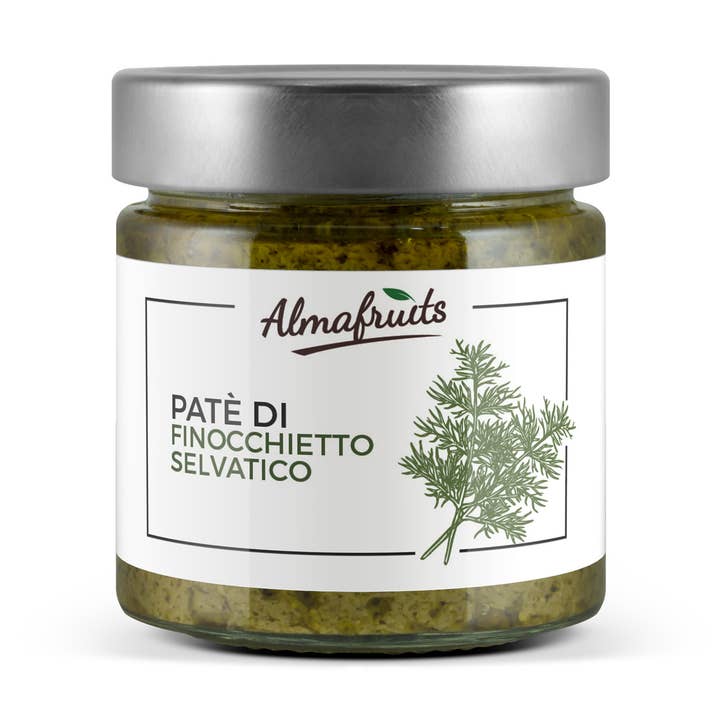 Sicilian wild fennel pate 500g jar for wholesale by almasicily