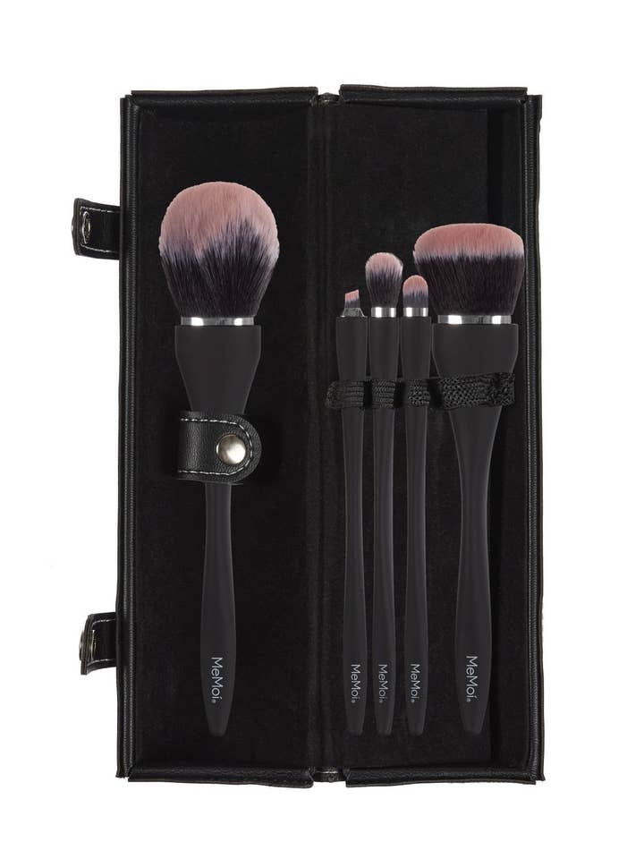 Memoi 5 Piece MeMoi Makeup Brush Set for wholesale by Infinity Classics International Inc.