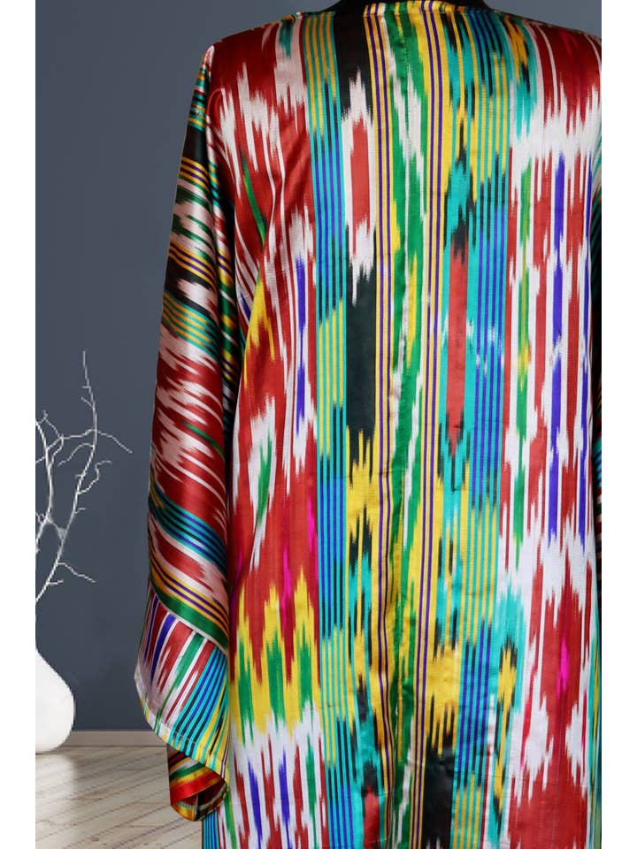 MIASETA – Engroshandel Kimono - Dame – Vintage Silke Ikat Kimono VK 016
