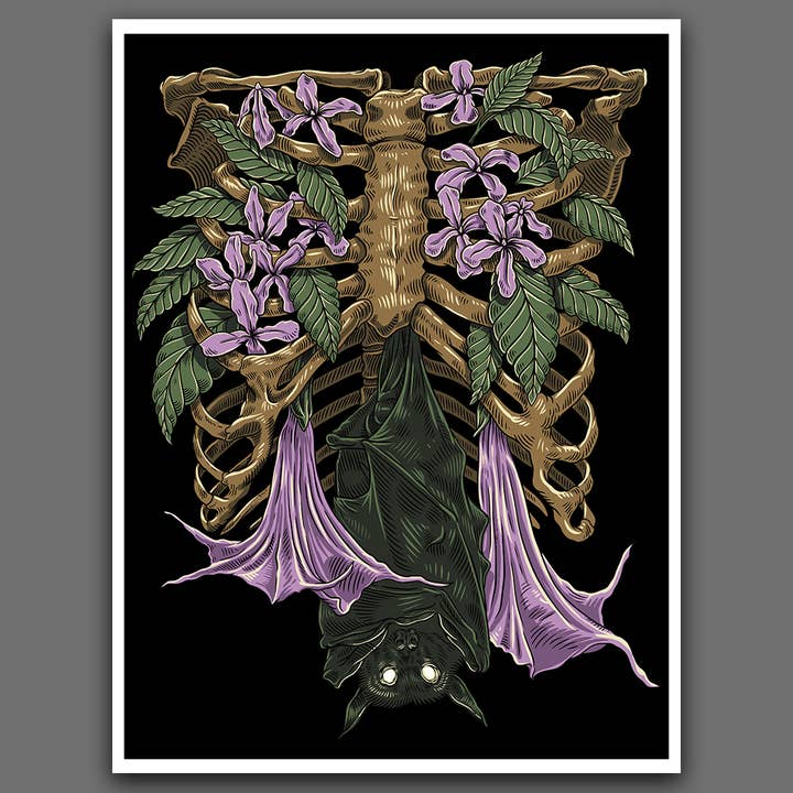 Nocturnal Soul Print for wholesale by Brutal Bohemian