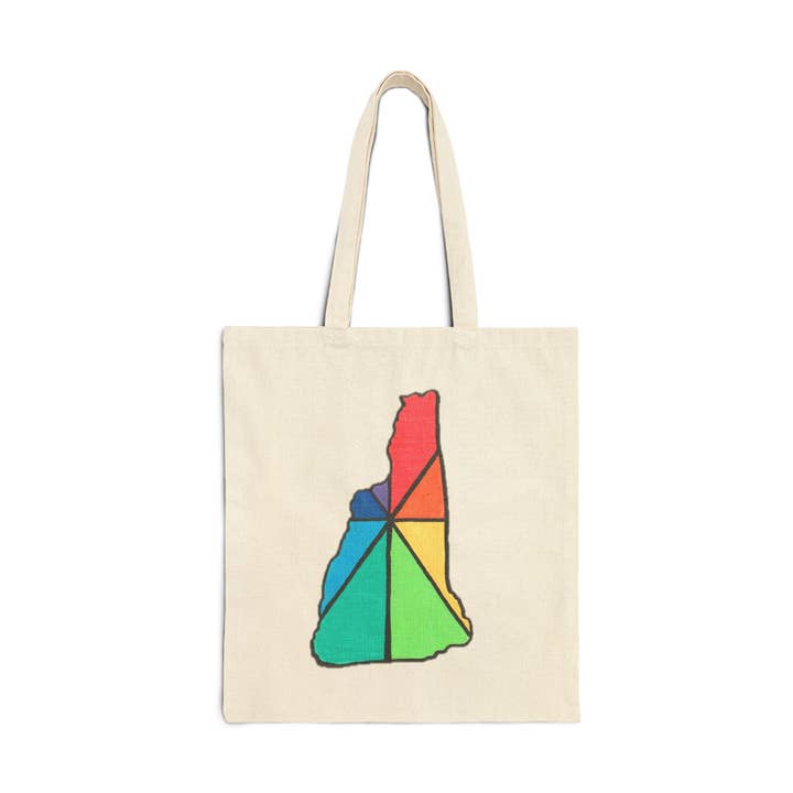 New Hampshire Regenbogen Stolz Tragetasche für den Großhandel von Oceane's Echo