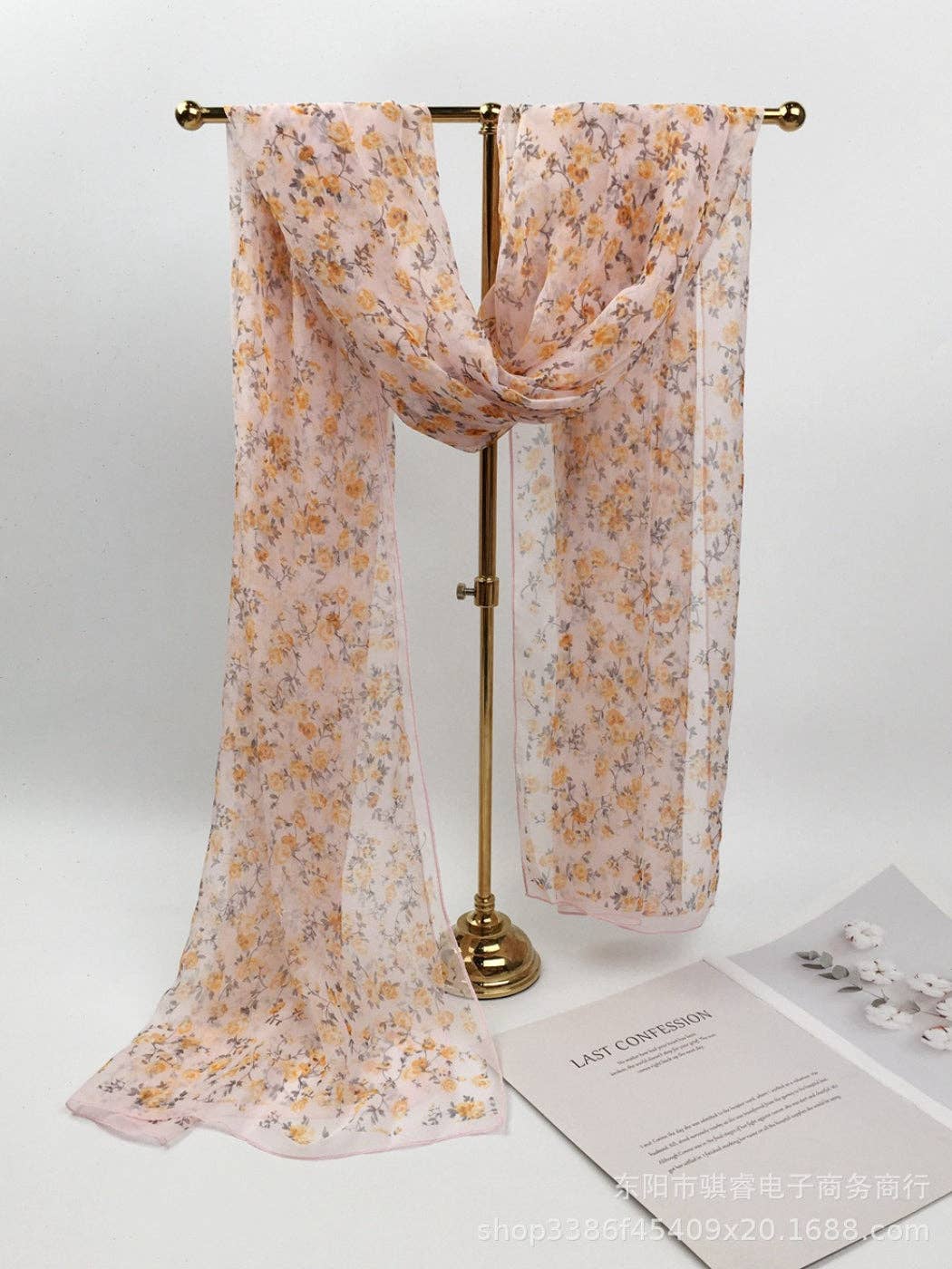 Funkyrel® Atzbranding Limited - Venta al por mayor Bufanda - Mujer - Scarvii - Pañuelo y Chal con Estampado Floral10