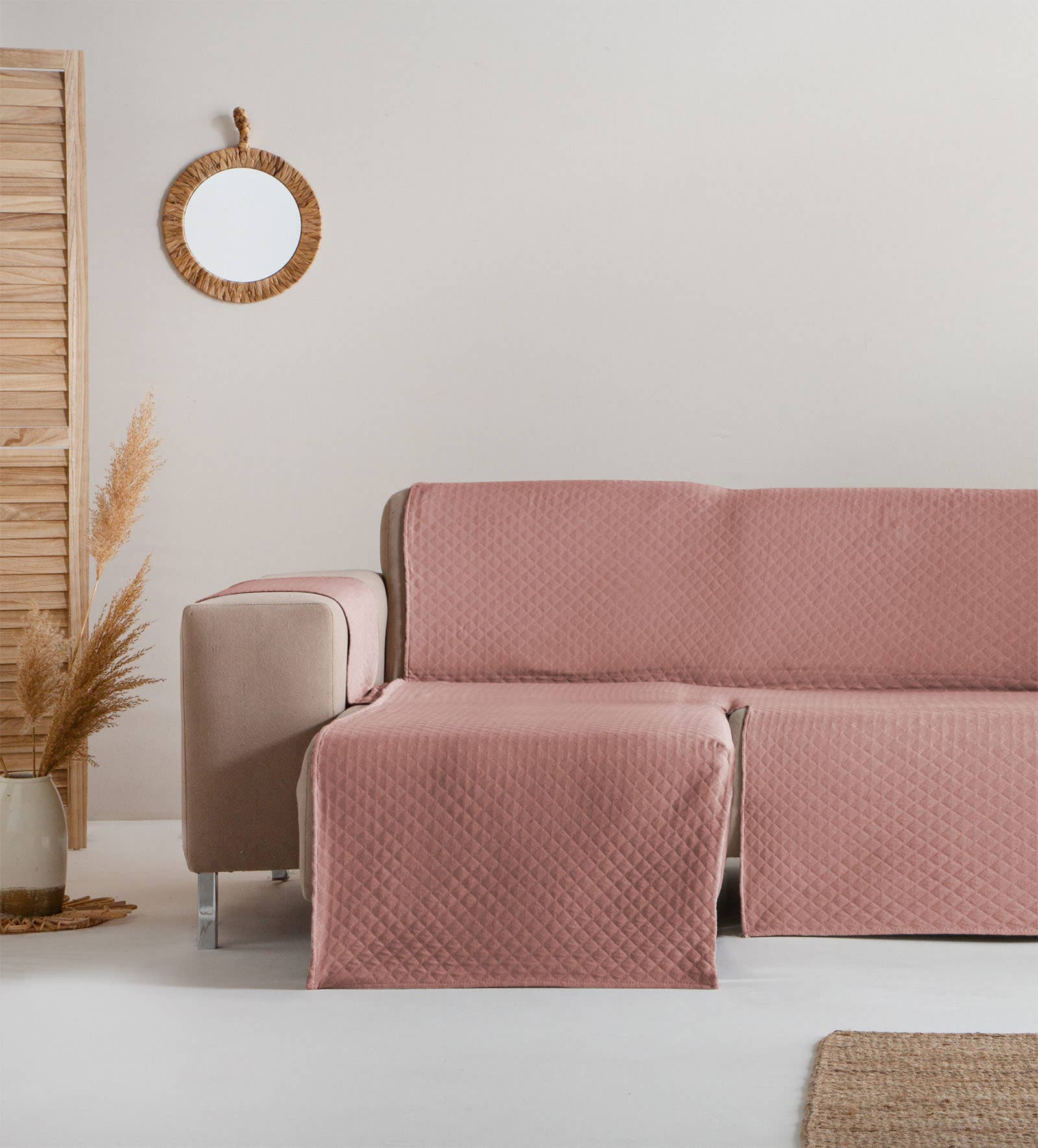 GAMUSI – Capa para cadeira/sofá por atacado – Capa de sofá lisa acolchoada algodão TRIVIAL62