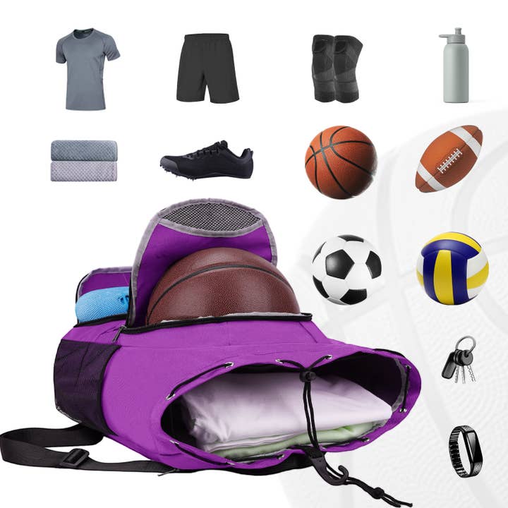 wandf - Wholesale Backpack – Unisex - Drawstring Backpack Soccer Basketball Backpack Gym Bag9