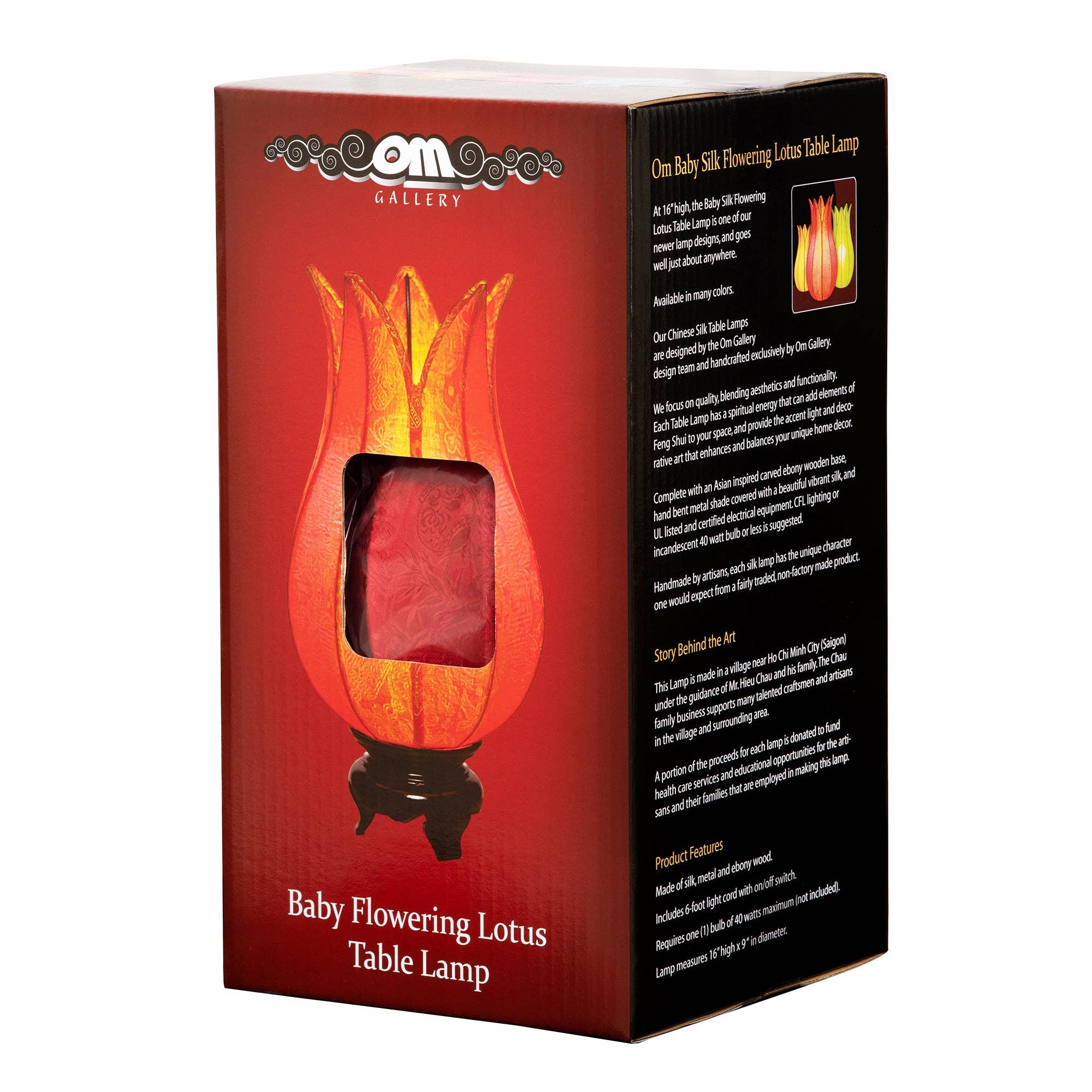 Om Gallery - Wholesale Accent/Desk Lamp - Baby Flowering Lotus Lamp Jewel1