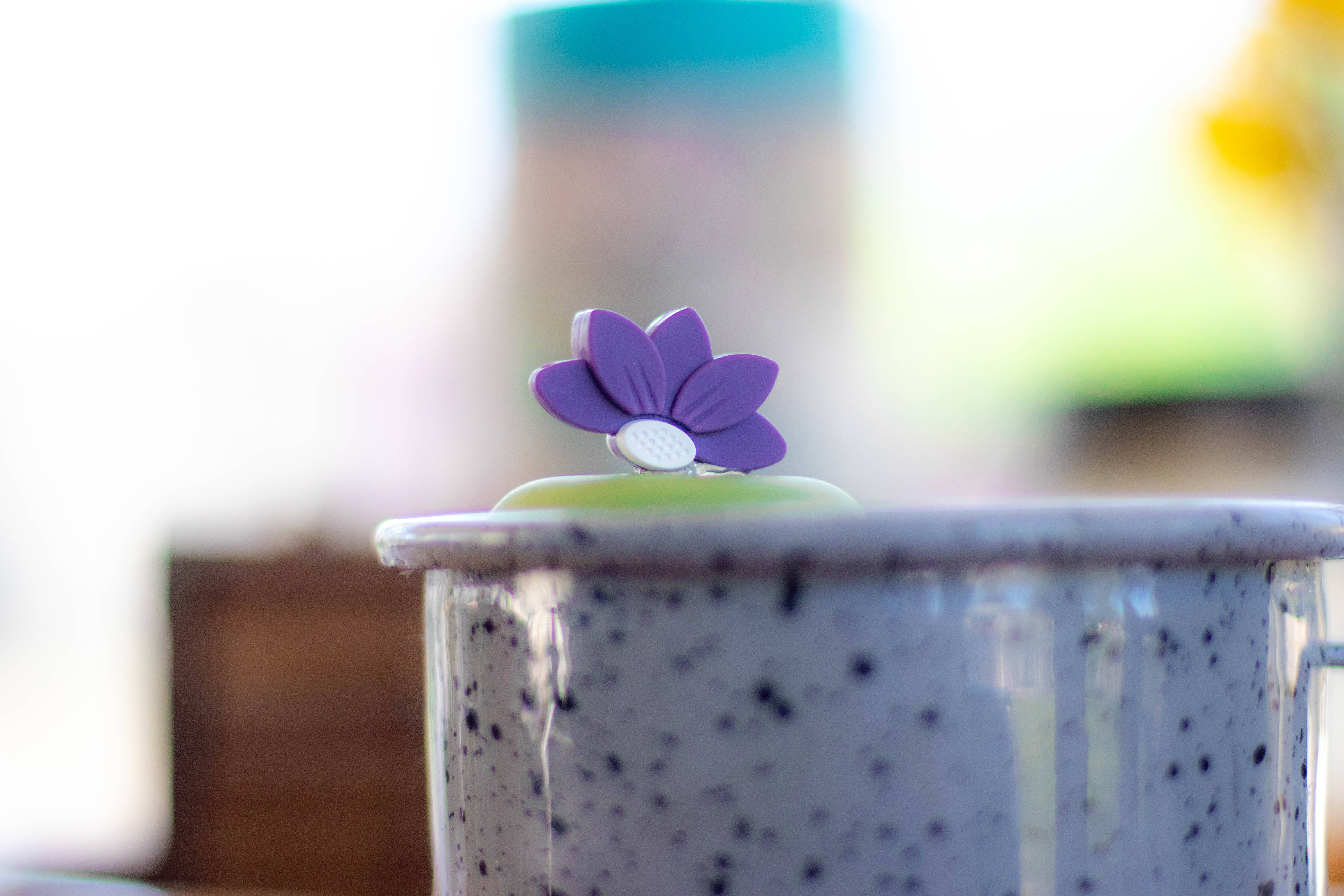 Float2infuse Tea Infuser – Engroshandel Tesi – Lotus | Flydende Te-sigte | Grøn Base | Lilla1