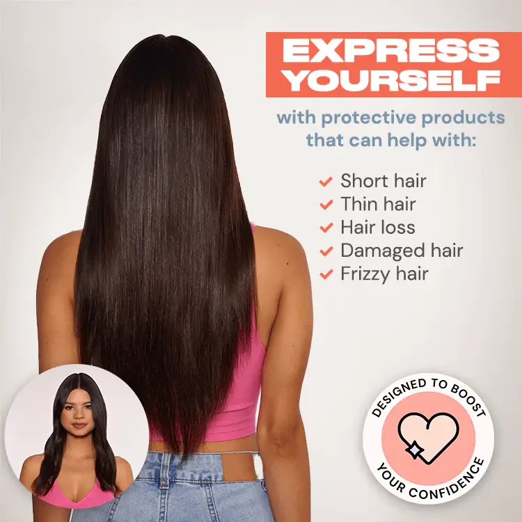 INH Hair - Wholesale Hair Extensions - Lite Remy Hair Extensions | 18" mid length hair extensions17