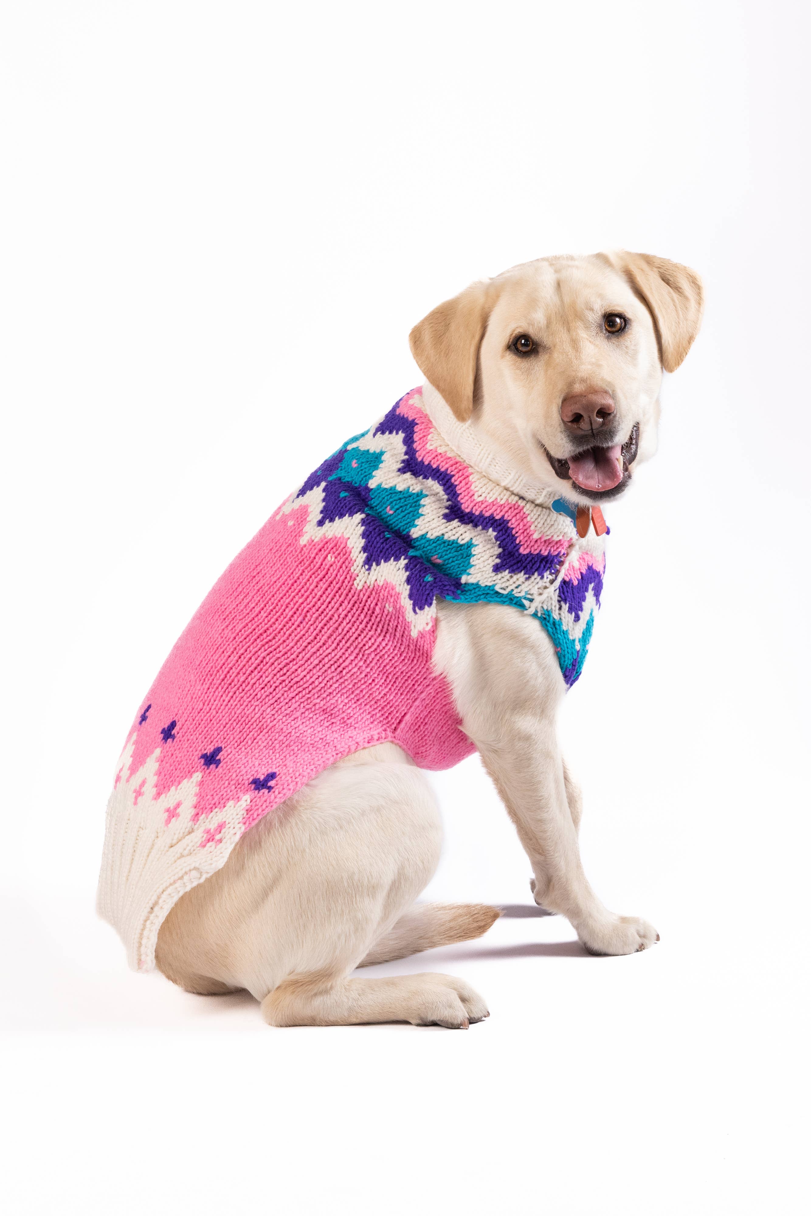 CHILLY DOG LLC - Wholesale Pet Sweater - Dog - Pink Ski Bum Sweater4