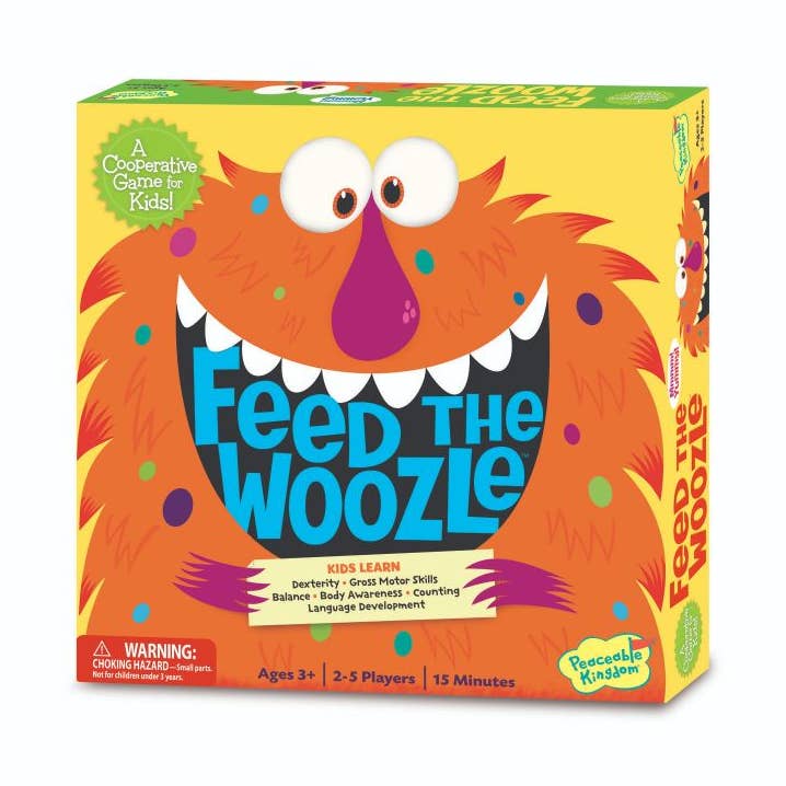 Cooperative Game - Peaceable Kingdom Feed The Woozle for wholesale by Just Imagine Toys