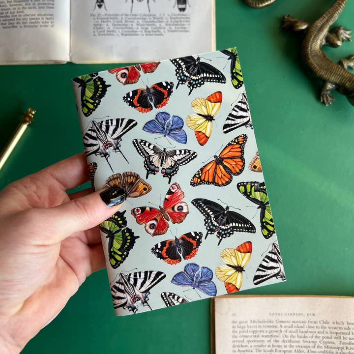 Tansy Moore – wholesale Notebook – Butterflies Pocket Notebook5