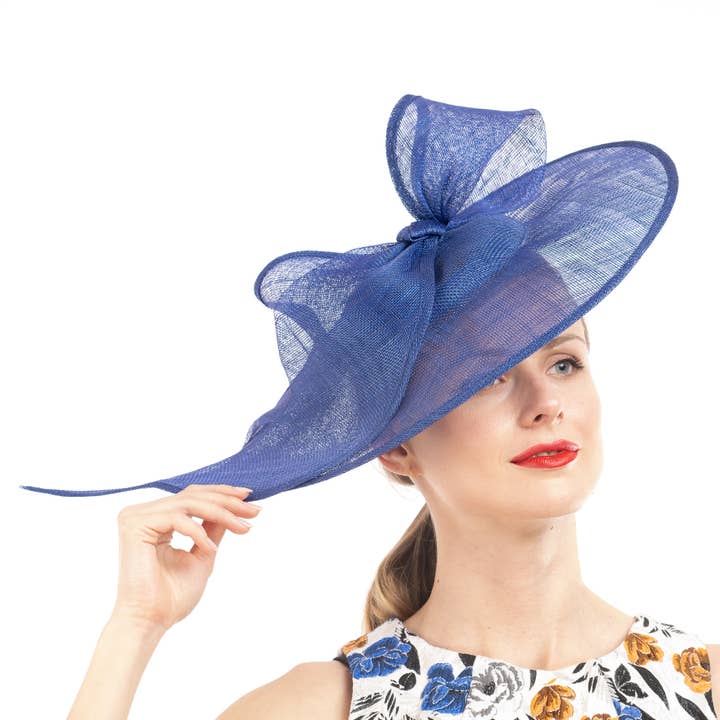 Large Sinamy Base With Big Bow Fascinator Headband | 5885H for wholesale by KaKyCo