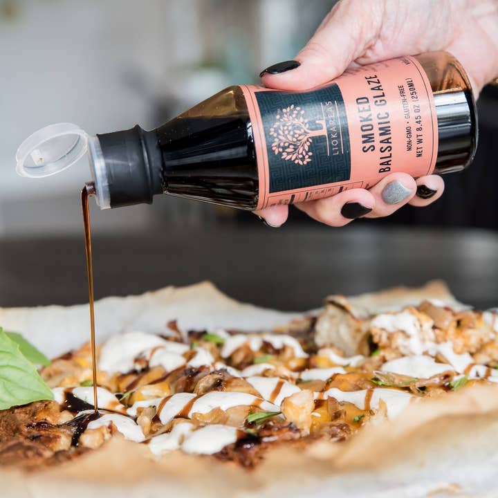 Liokareas - Wholesale Vinegar - Smoked Balsamic Glaze -250ml2