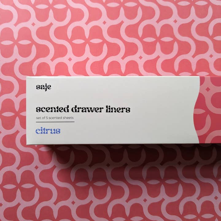 Robert Frederick Ltd - Wholesale Drawer Liner - Saje Scented Drawer Liners - Citrus1