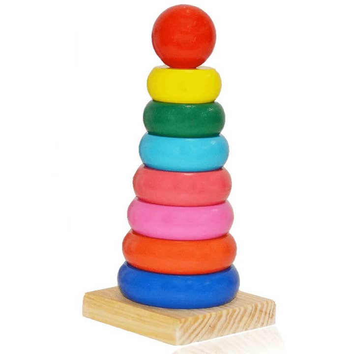 Pirámide de bloques de madera para venta al por mayor de giftland