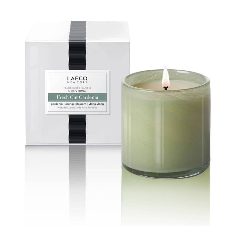 Fresh Cut Gardenia Signature Kerze — Tester für den Großhandel von LAFCO New York