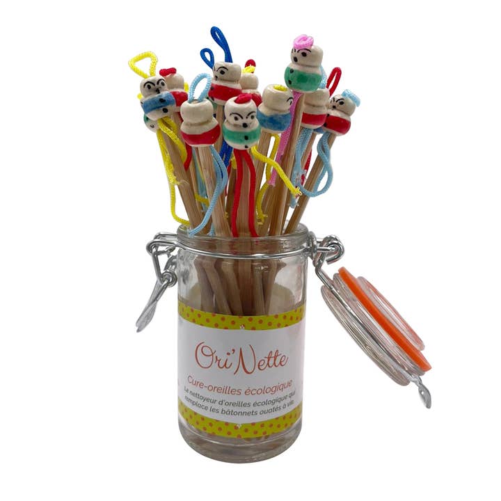 Éco-conseils - Wholesale Cotton Swab/Q-Tip - Ori'nette x20 in its jar