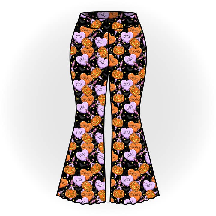 Bleib gruselig Schlaghosen für den Großhandel von Quirky Kid Handmade