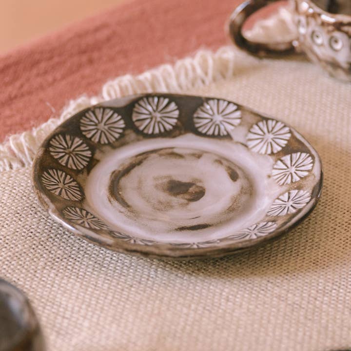 Underkop i sort stentøj for engroshandel hos Passaro de Seda