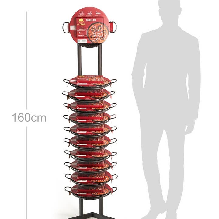 La Chinata - Wholesale Retailer Display Stand/Case - Exhibitor Furniture Paella Kits “La Chinata”1