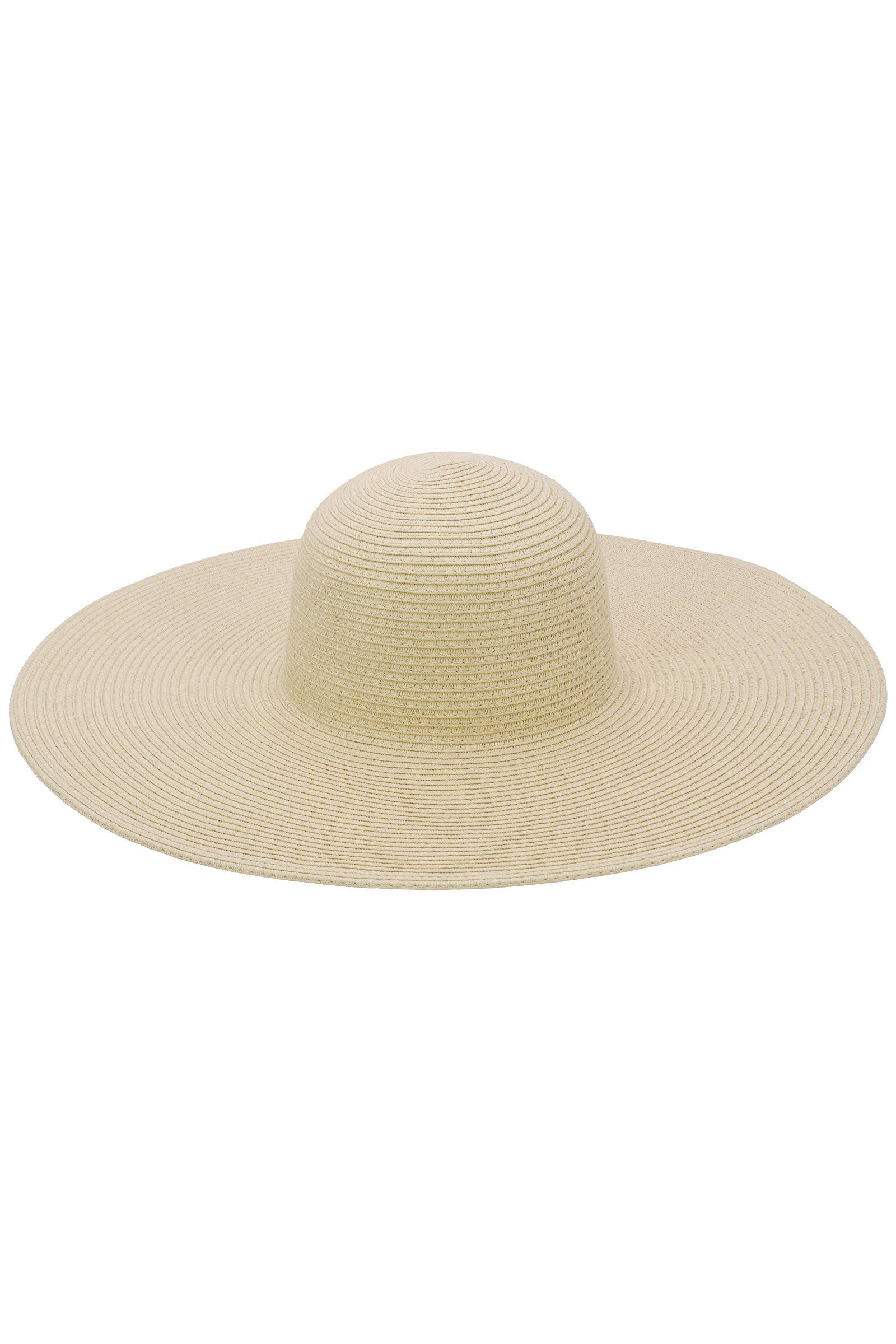 Cap Zone - Wholesale Straw Hat - Women's - Matte Solid Heavy-weight Floppy Straw Sun Hat0