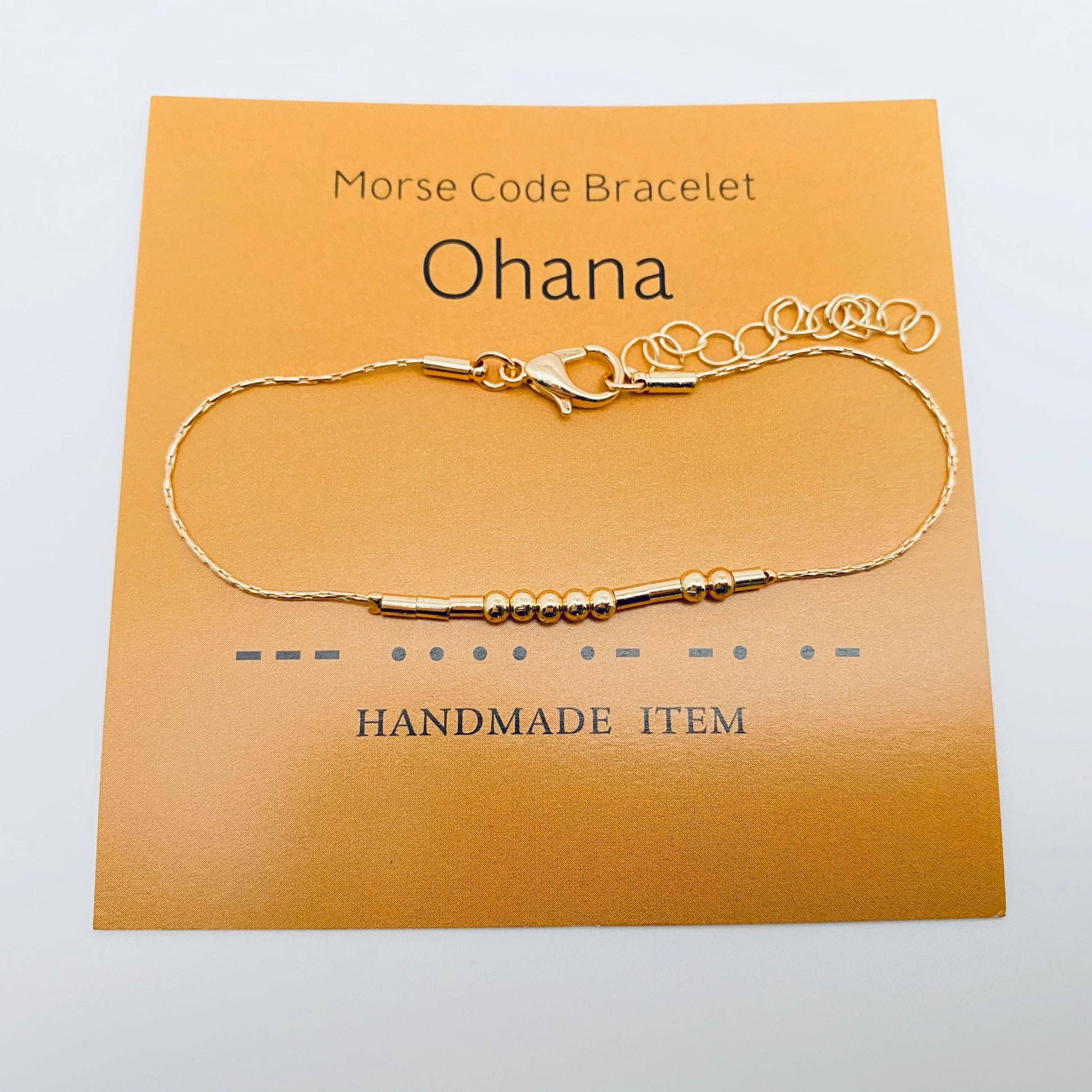 Mio Queena - Wholesale Schakelarmband - „Fuck off” handgemaakte gouden Morse Code-armbanden9