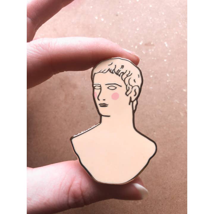 Belle's Books & Candles - Wholesale Lapel pin/button - Caligula Pin | Smiths Enamel Pin | Smiths Quote1
