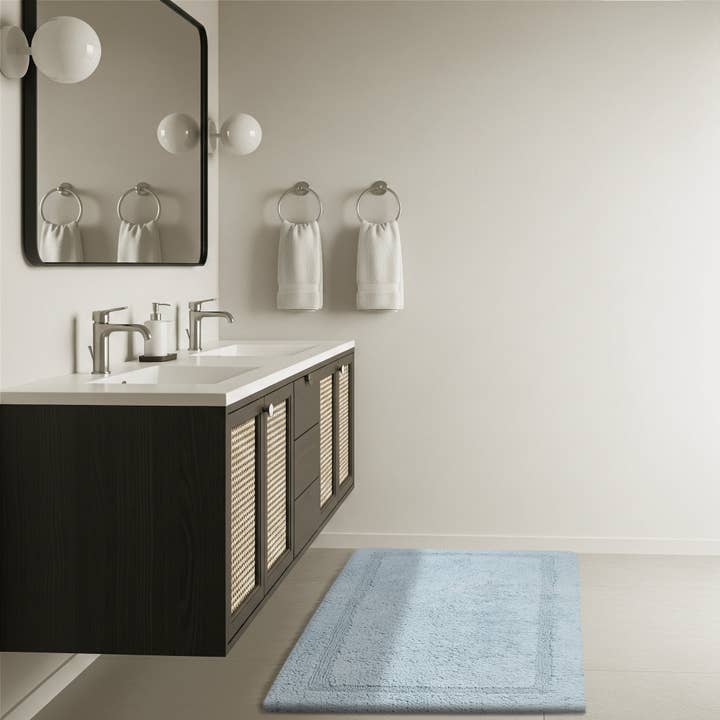 Delara - Vendita all'ingrosso Tappetini da bagno - Tappetino da bagno reversibile in cotone organico – 3000 GSM10