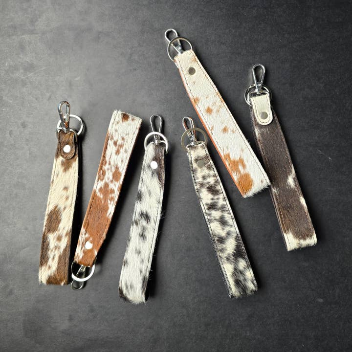 Ranchers Closet - Wholesale Keychain - Women's - Hair-on Western Long Keychain - Genuine Cowhide Keychain6
