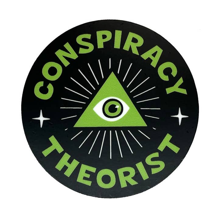 Monsterologist - Wholesale Sticker - Conspiracy Theorist circle sticker0