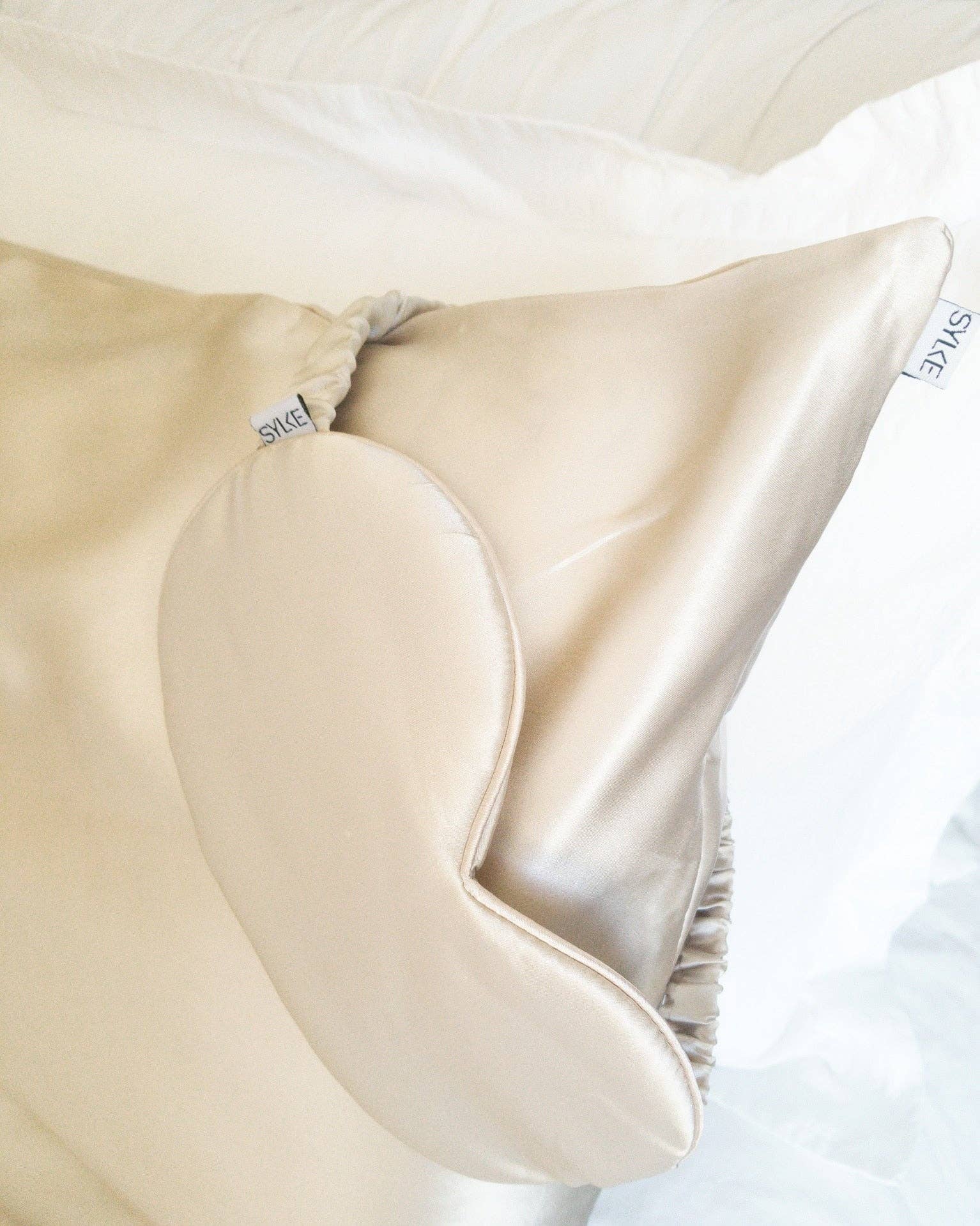 SYLKE THE LABEL - Venta al por mayor Antifaz - Máscara para dormir 100% seda de morera orgánica en burbujas de champán2