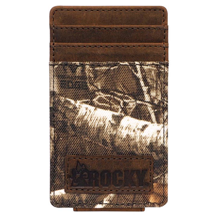 RealTree Edge Magnetic Clip Wallet for wholesale by Rocky and Durango