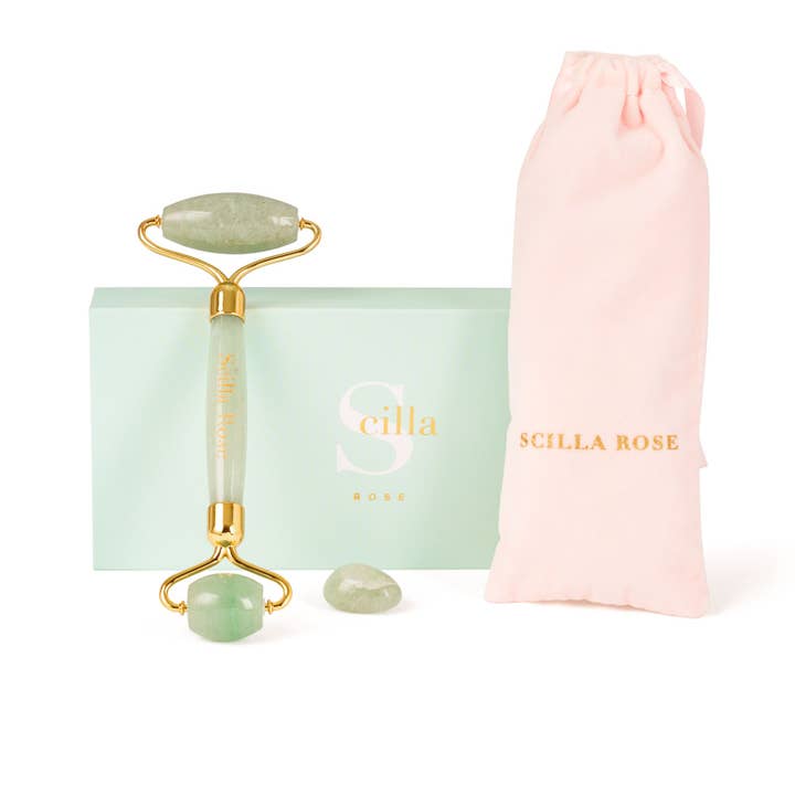 Scilla Rose - Wholesale Face/Beauty Roller - Jade Face Roller - Beautifying Facial Massage Tool