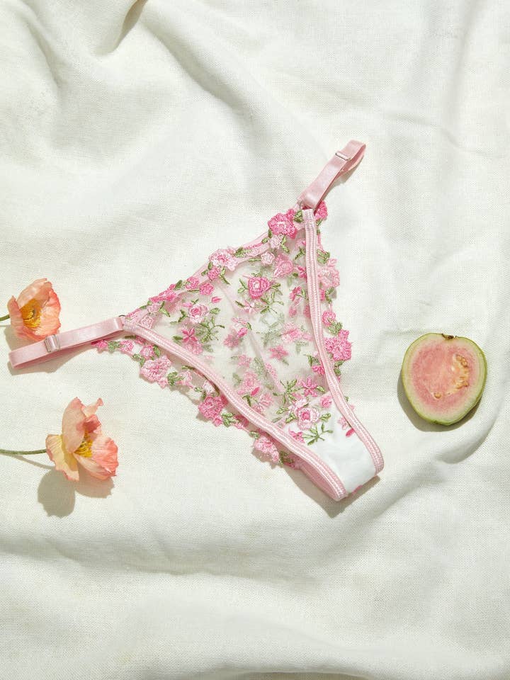 Moxy Intimates - Wholesale Lingerie Set - Women's - Pink See Through Lingerie2