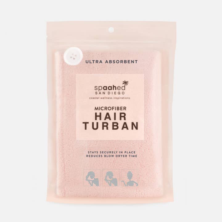 Bath Accessories Company - Wholesale Hair Towel/Wrap - Spaahed Microfiber Hair Turban Towel