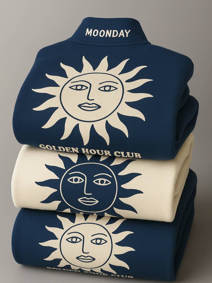 MOONDAY - Wholesale Graphic Sweatshirt - Women's - Hora Dorada3