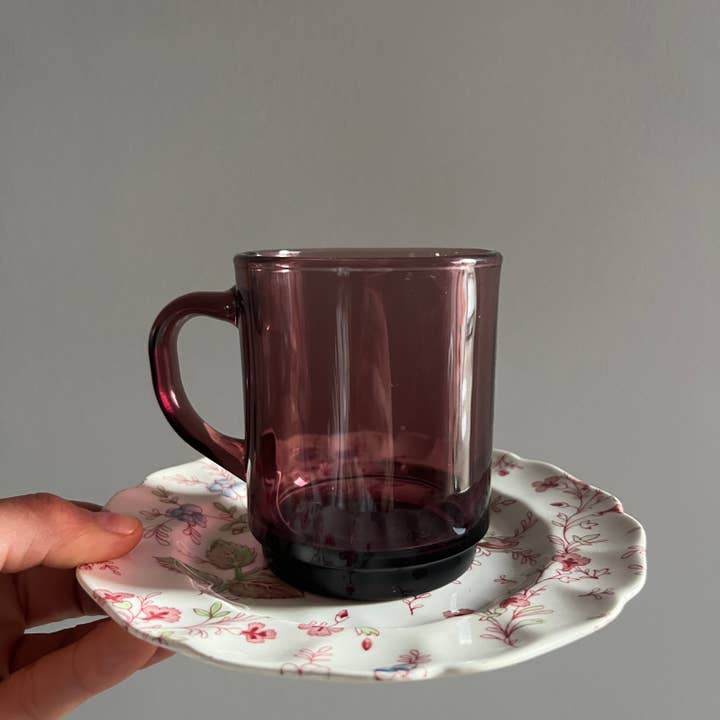 Versailles Plum Mug 260ml for wholesale by Clémentine Boutique