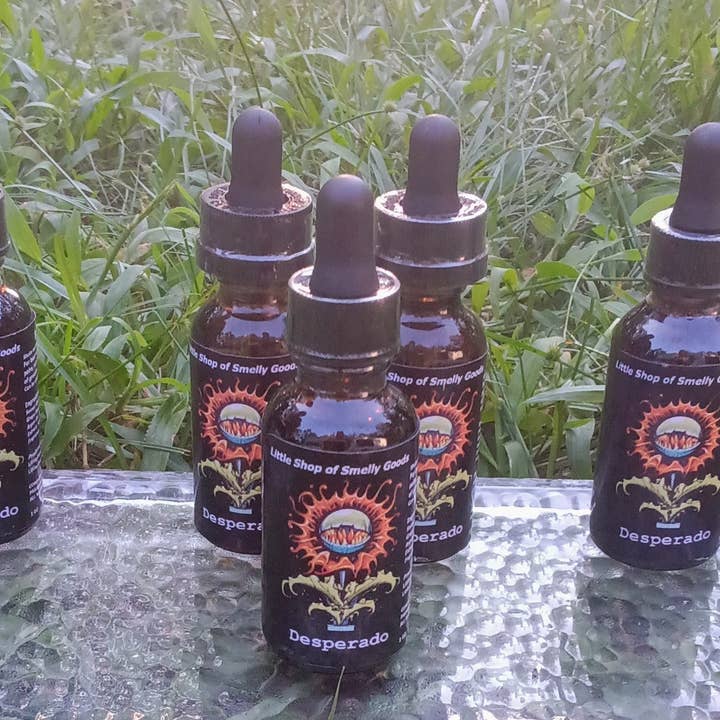 Desperado Beard Oil for wholesale by Little Shop of Smelly Goods