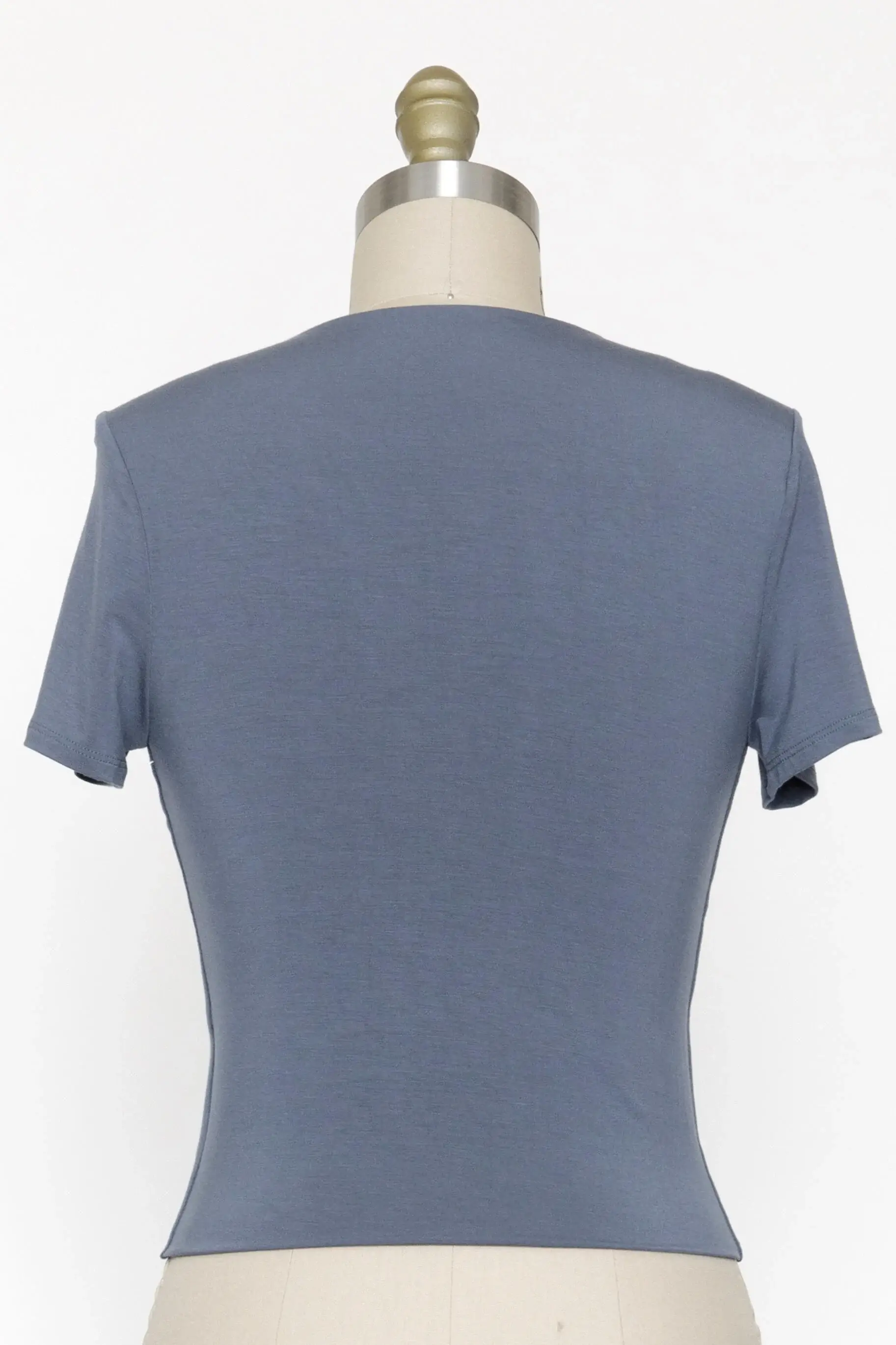 Final Touch - Wholesale Knit Top - Women's - Rayon Modal Basic Crop Top - T3107338