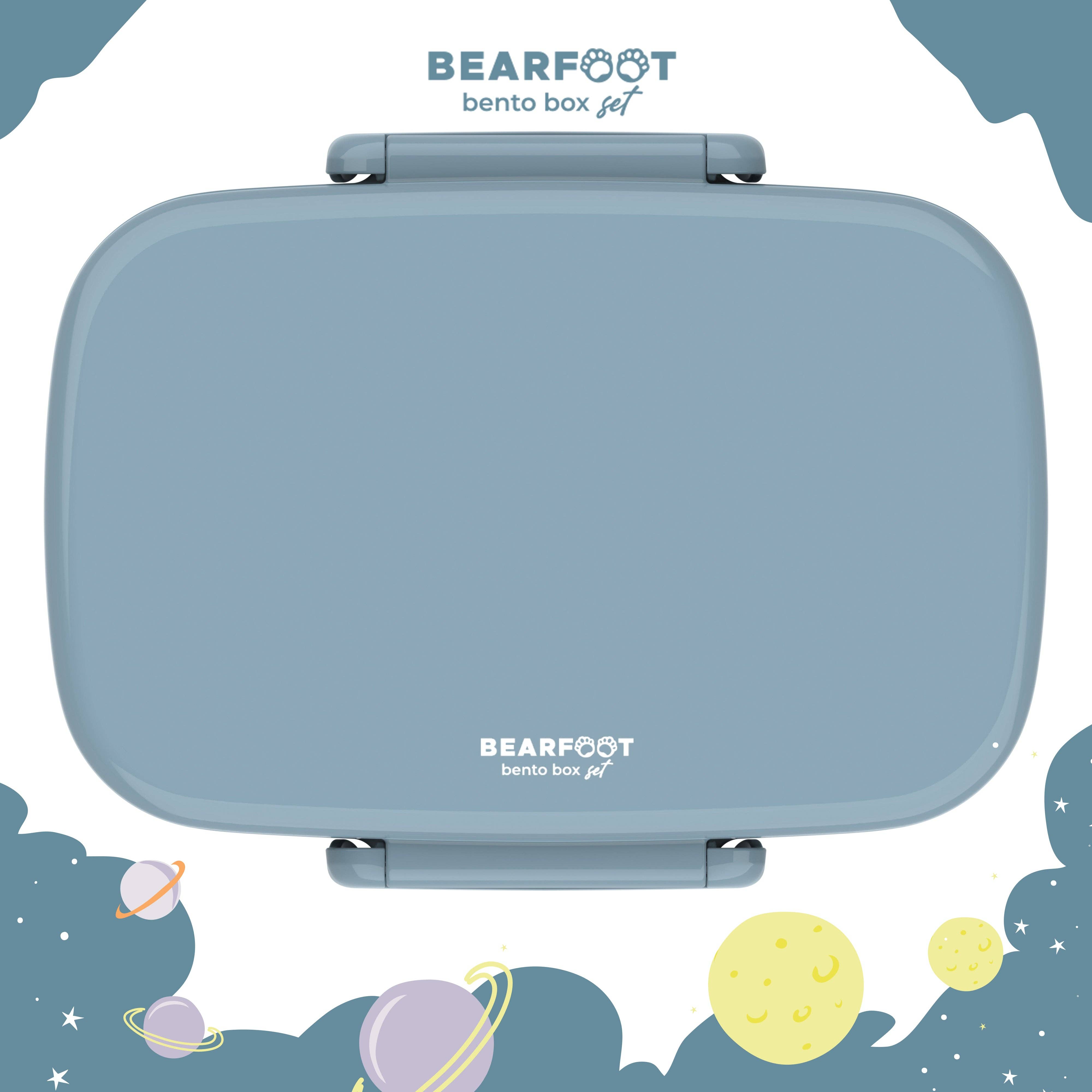 BEARFOOT - Wholesale Lunch Bag/Box - Kids - Children's lunch box with compartments, lightweight & leak-proof - blue1