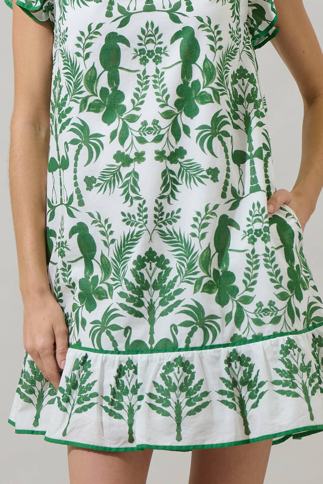 Sugarlips - Vendita all'ingrosso Vestito - Donna - Abito Mini a Tunica Ebba Floreale Davina8