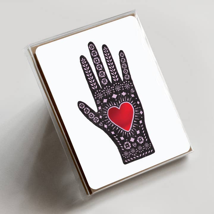 Cœur en Main *FOIL* Coffret pour la vente par Hammerpress