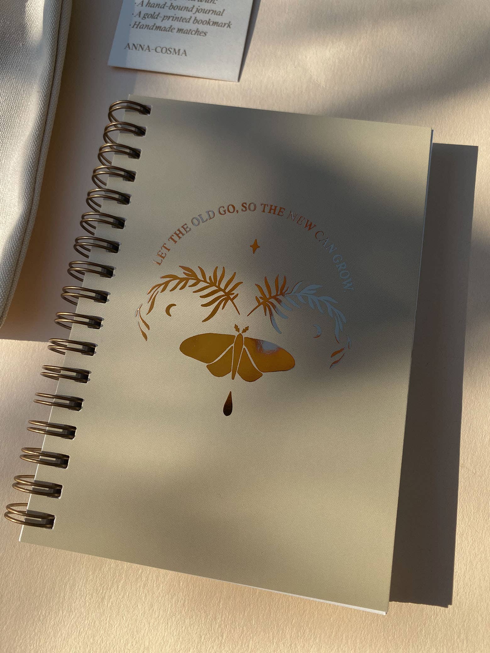 Anna Cosma - Wholesale Gift Bag Set/Pack - GIFT SET - LET THE OLD GO.. - GIFT BAG, JOURNAL AND BOOKMARK6