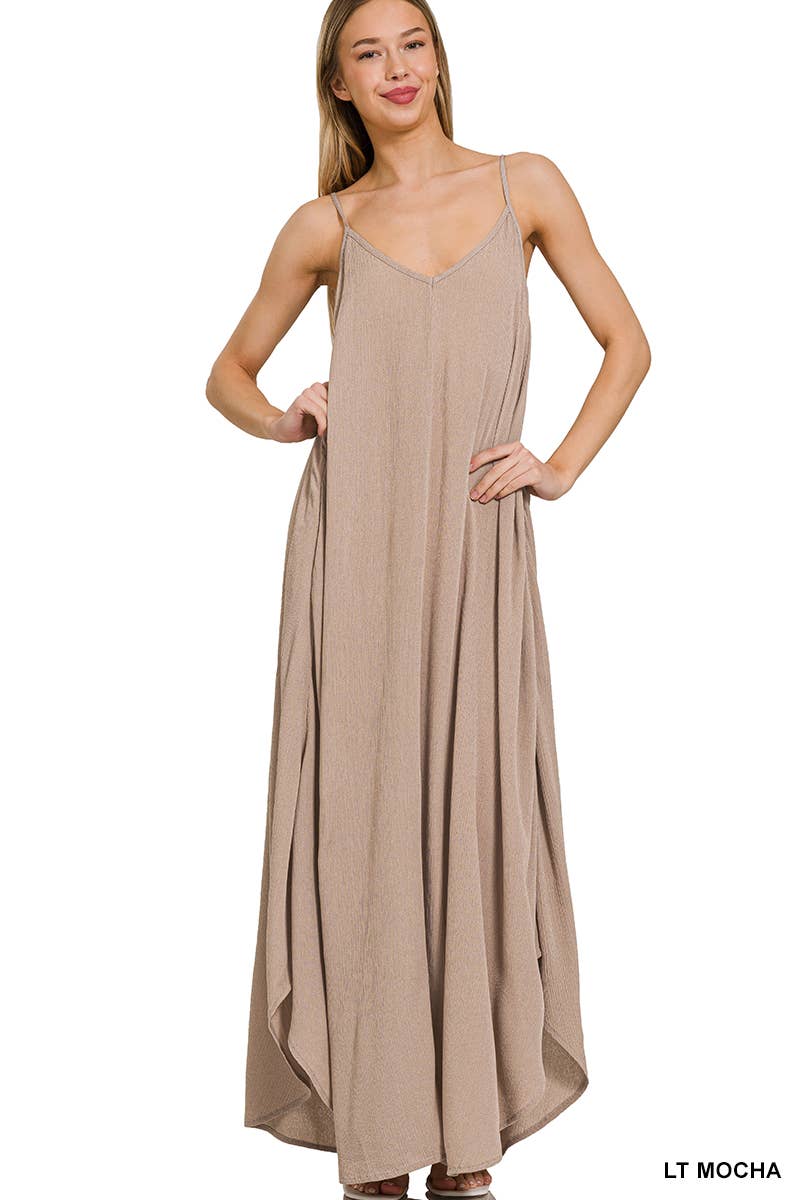 42POPS - Wholesale Dress - Women's - `.Maxi Dress w/ pockets8