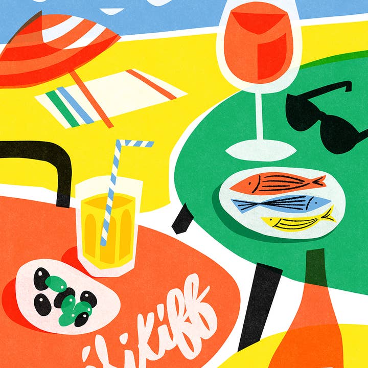 Sergeant Paper - Wholesale Art Print - LULU LA NANTAISE - Aperikiff - Food Art Print