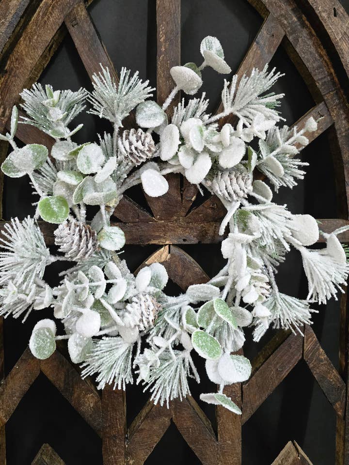 Jack Frost 4.5in Candle Ring for wholesale by Wholesale Home Decor