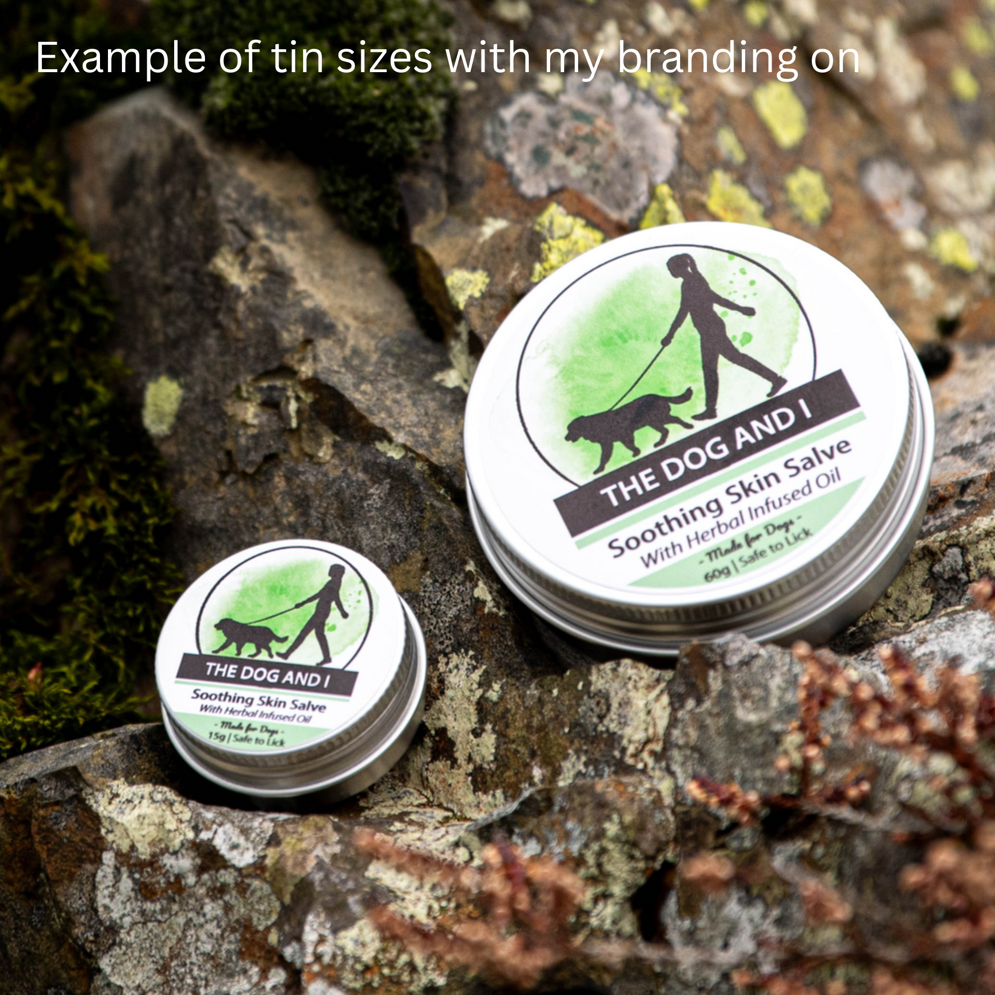 The Dog and I – wholesale Pet balm – Dog – Unlabelled Scented Soothing Skin Salve Dogs DIY labels UK4